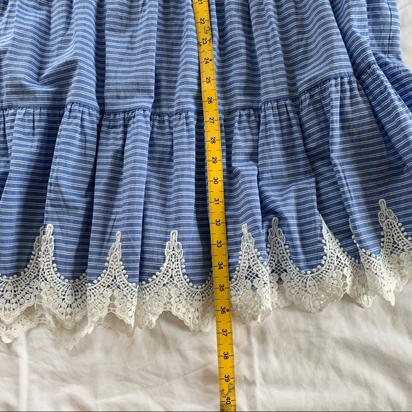 HALLHUBER Blue Striped Tent Dress S - Picture 9 of 16